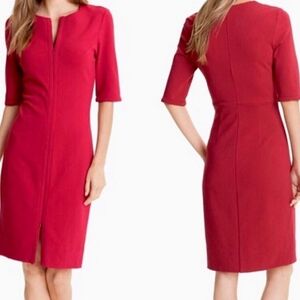 Diane Von Furstenberg Red Saturn Sheath Dress Size 8